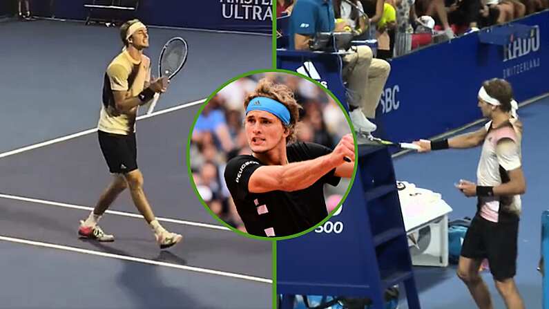 Alexander Zverev had it out with the umpire at the Mexican Open.