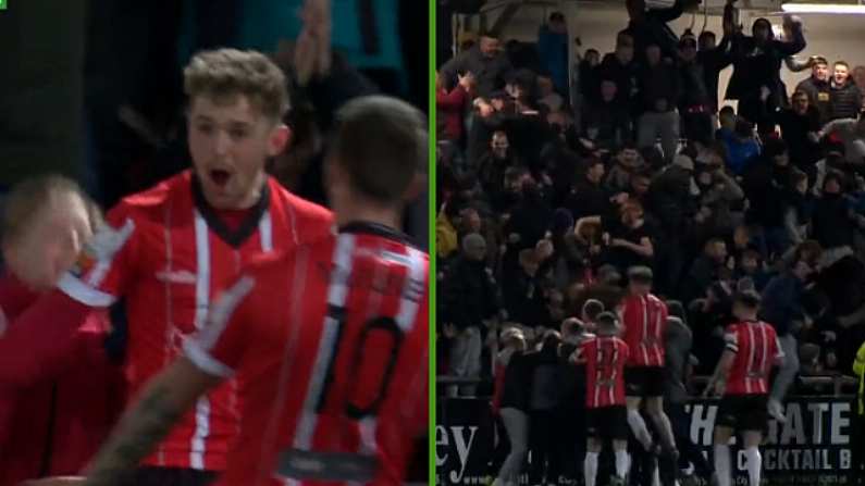 Watch: Derry Hero Jamie McGonigle's Last Gasp Winner As Fans Go Wild