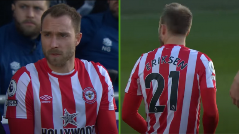 Watch: Christian Eriksen Makes Heroic Return To Football For Brentford