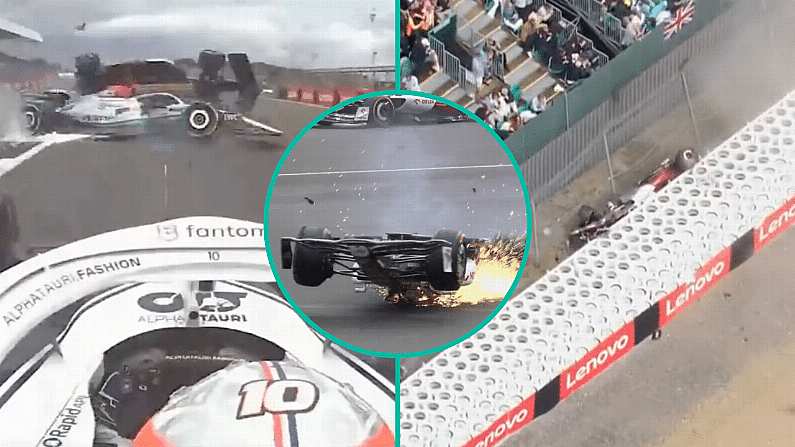 Zhou Guanyu Unharmed Despite Terrifying First Lap Crash At British Grand Prix