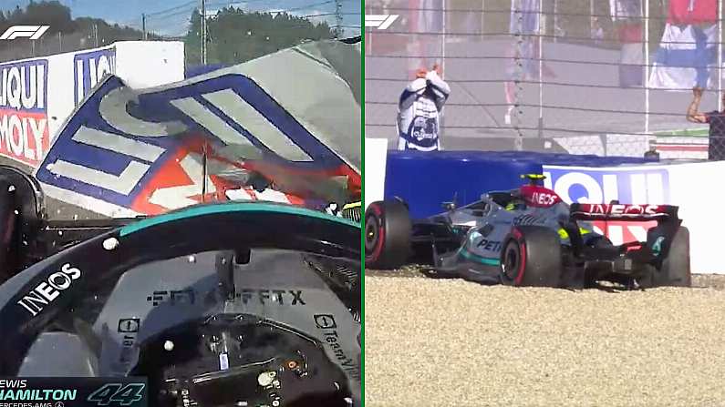 Both Mercedes Crash Out Of F1 Austrian GP Qualifying