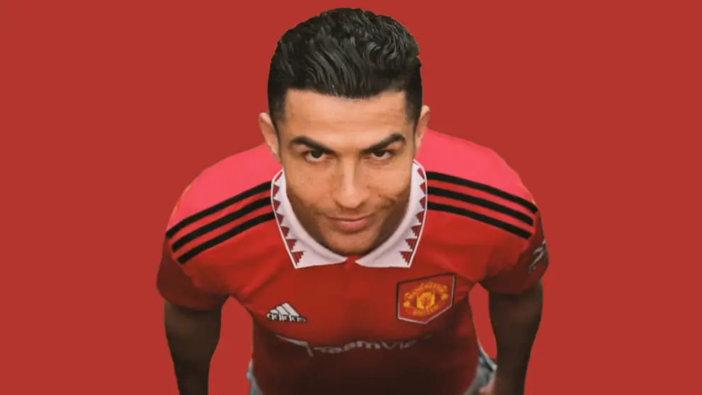 Cristiano Ronaldo new Manchester United kit