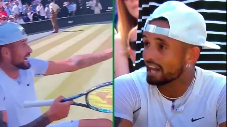 Angry Kyrgios Calls Out 'Drunk' Fan And His Own Box During Wimbledon Final