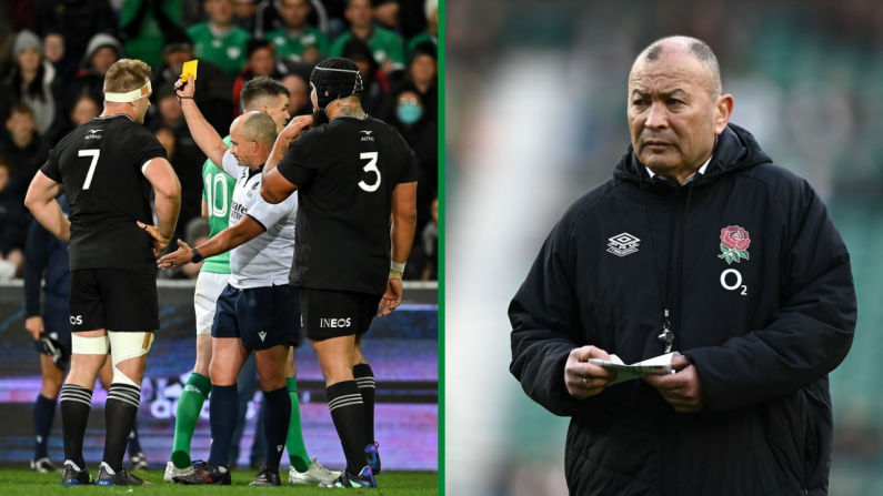 Eddie Jones Gives Baffling Take On Cards Given To The All Blacks