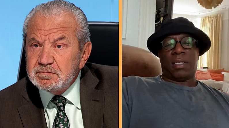 Ian Wright Has Last Word On Alan Sugar's Dumb Euro 2022 Tweets