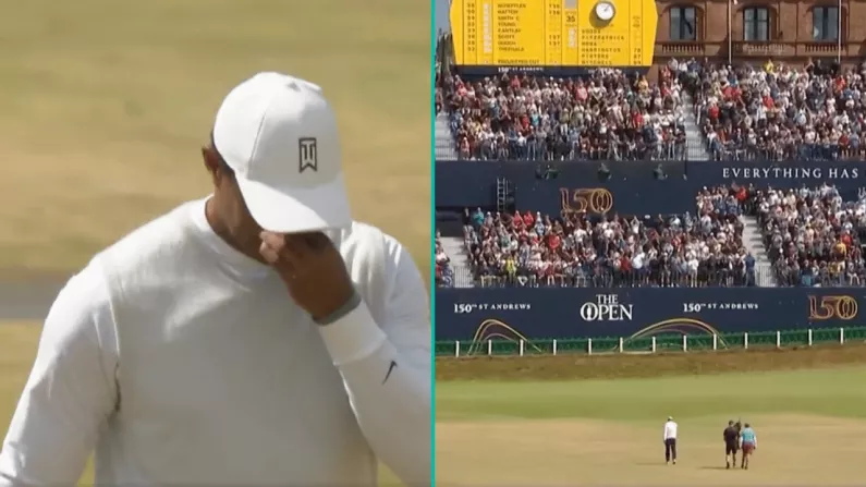 Watch: Tiger Woods Sheds A Tear After Remarkable Ovation At The Open