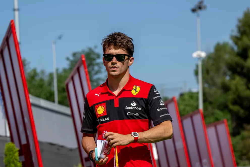 Charles Leclerc F1 live on tv this weekend