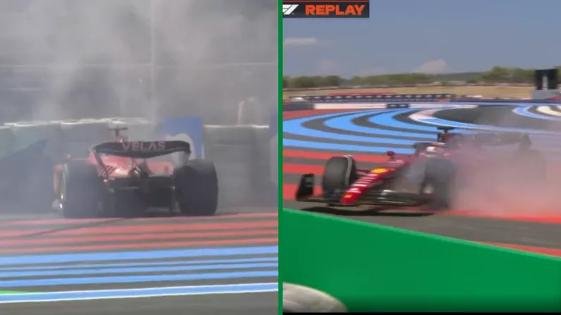 Charles Leclerc Goes Crazy On Team Radio After Crashing Out Of French GP