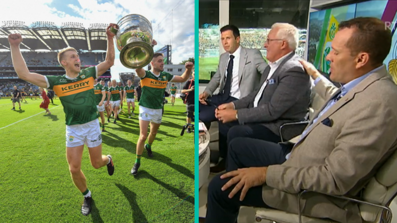 Pat Spillane Gives Incredibly Emotional Speech After Kerry's All-Ireland Win
