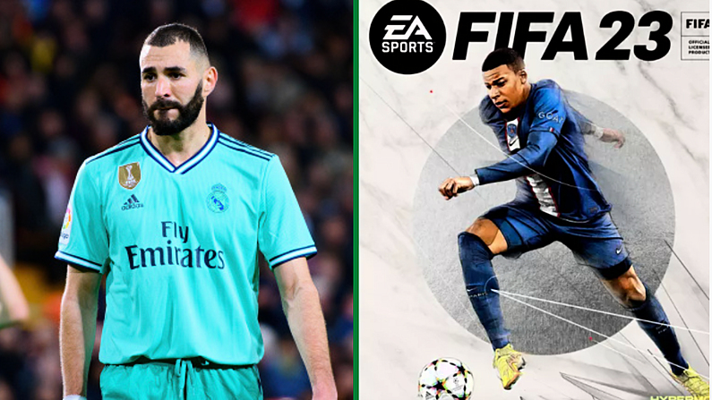 FIFA 22 PS4 Cover  Karim Benzema as Cover Star