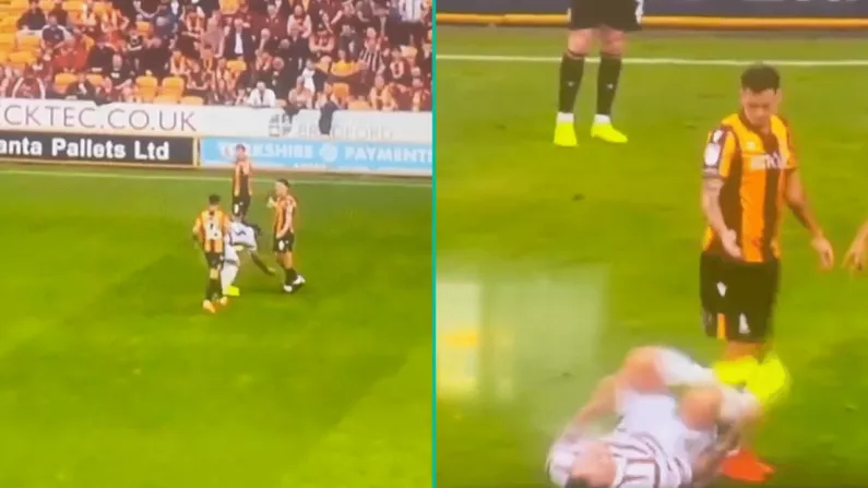 Watch: League Two Player Gets The Most Petulant Red Card Of All-Time