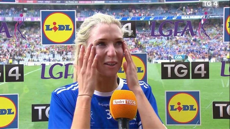 Aisling Donoher Cries Tears Of Joy After Laois Win Intermediate Title