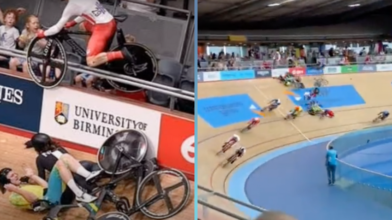 Cyclist Flies Into Crowd In Horror Crash At Commonwealth Games