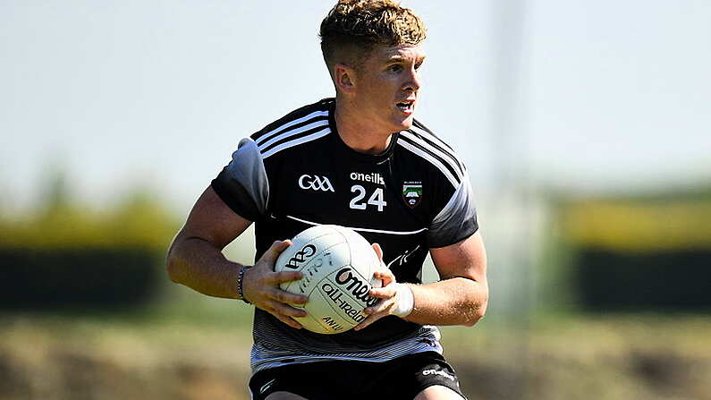 30 May 2021; Red Og Murphy of Sligo during the Allianz Football League Division 4 North Round 3 match between Louth and Sligo at Geraldines Club in Haggardstown, Louth. Photo by Seb Daly/Sportsfile