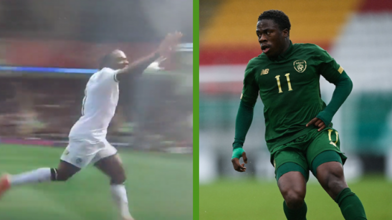 Michael Obafemi Scores Brace And Does Controversial Goal Celebration In Cardiff