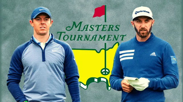 rory mcilroy dustin johnson the masters 2022