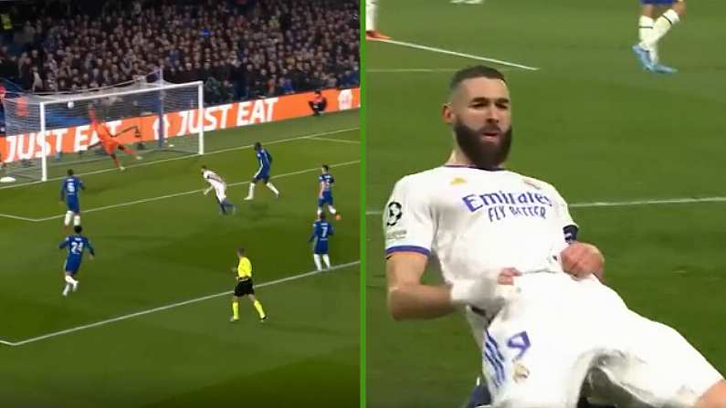 Karim Benzema stunned Stamford Bridge on Wednesday