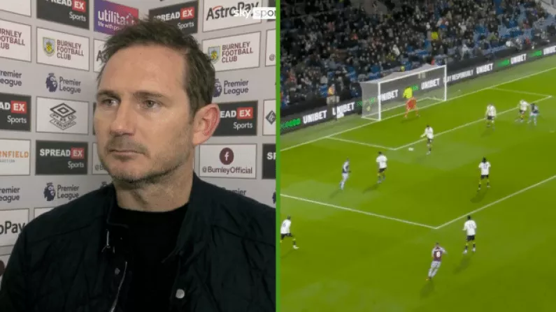 Shockingly, Frank Lampard Blamed Burnley Loss On 'Individual Mistakes'