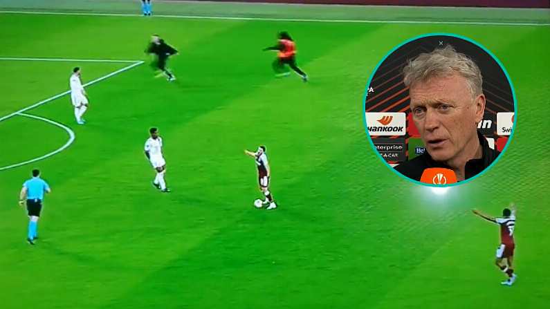 David Moyes Fuming After Pitch Invader Ruins West Ham Attack In Europa Quarters