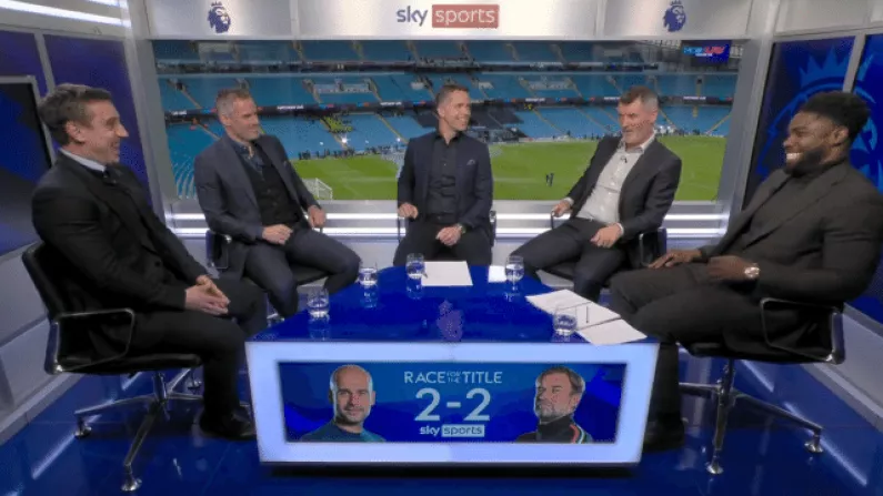 Roy Keane Threw A Brilliant Dig At Gary Neville During Chat About City And Liverpool Defenders