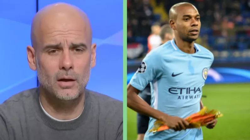 Pep Guardiola In Shock As He Finds Out From Reporter That His Captain Is Leaving
