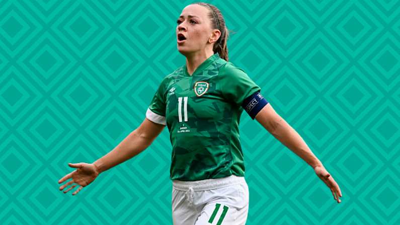 Katie McCabe scored in Ireland's draw with Sweden