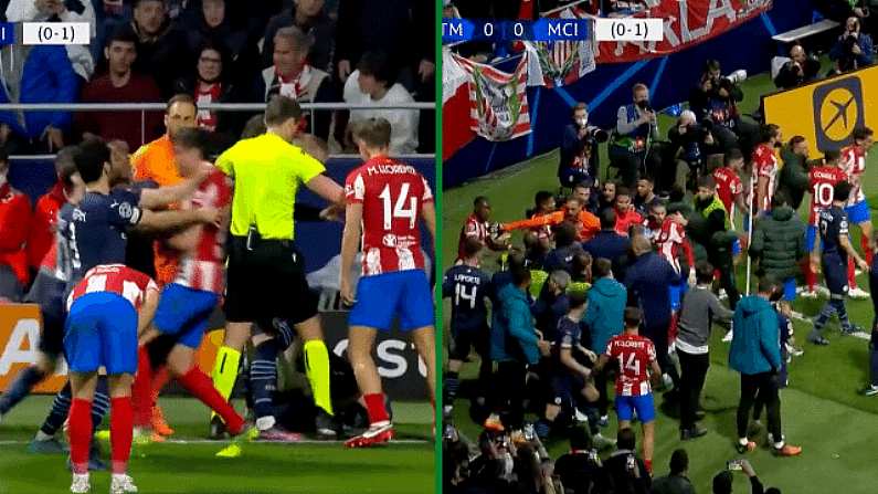 Atletico v City Descended Into Absolute Chaos At The Death