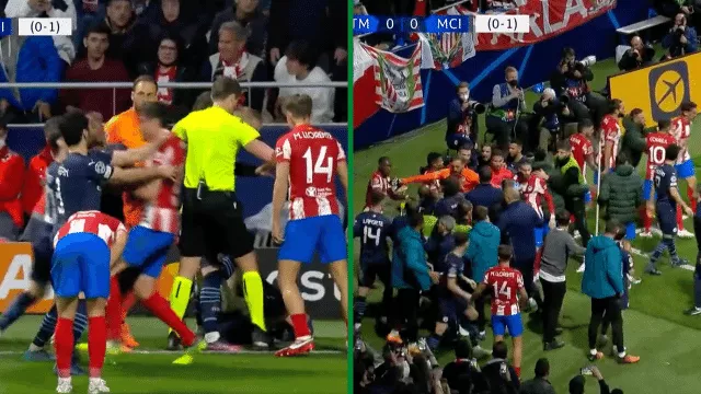atletico madrid manchester city fight