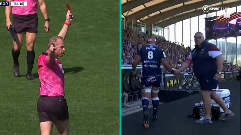 BT Commentators Criticise Handshake From Bordeaux Coach After Nasty Red Card