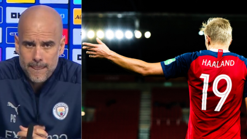 Pep Stays Mum As Man City Look Set To Win Race For Erling Haaland