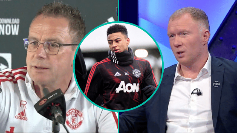 Ralf Rangnick Seemed Pissed Off By Jesse Lingard Leaking Information To Paul Scholes