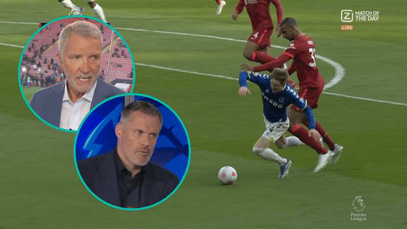 Souness & Carragher Feel Anthony Gordon's Diving Cost Everton A Clear Penalty At Anfield