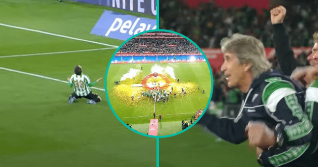 Mental Scenes As Real Betis Win Copa Del Rey Final In Dramatic Circumstances