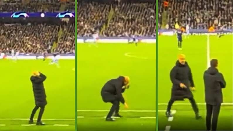 Pep Guardiola couldn't believe Vinicius' dummy on Fernandinho