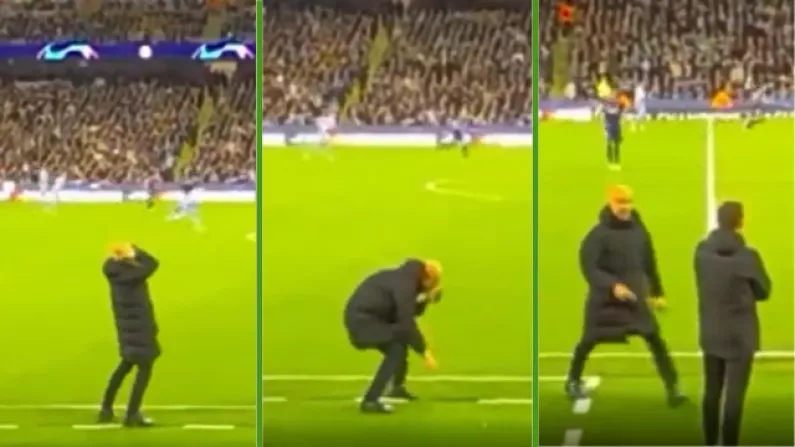 Pep Guardiola's Reaction To Vinicius Stunner Was Absolutely Priceless