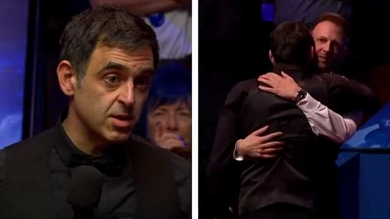 Ronnie O'Sullivan Explains Emotional Hug After Record Equalling Victory