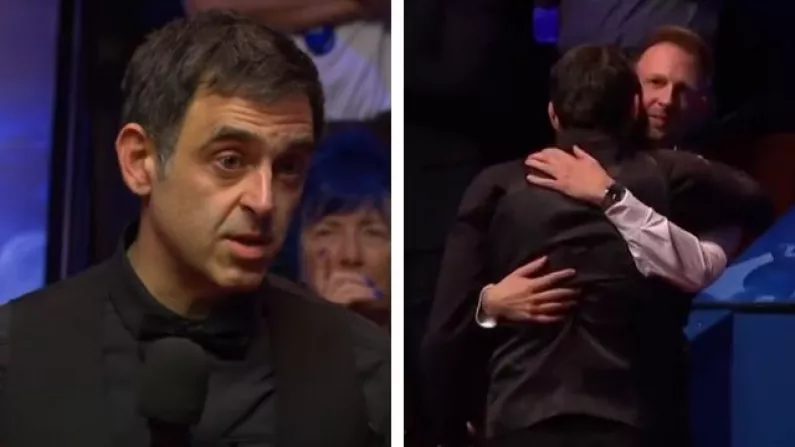 Ronnie O'Sullivan Explains Emotional Hug After Record Equalling Victory