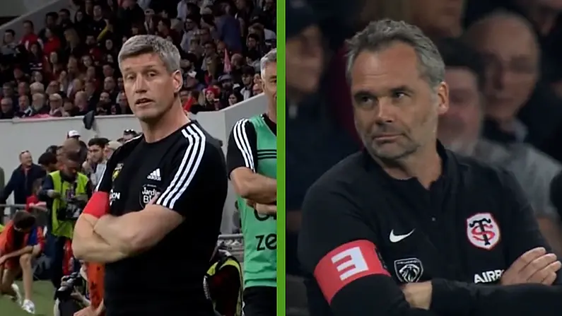 Ronan O'Gara Was Involved In Touchline Verbals With Toulouse Coach