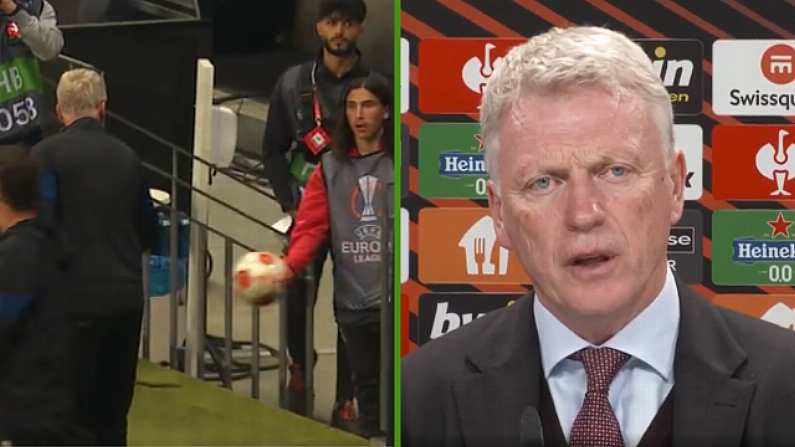 David Moyes Explains Why He Kicked Ball At Ballboy