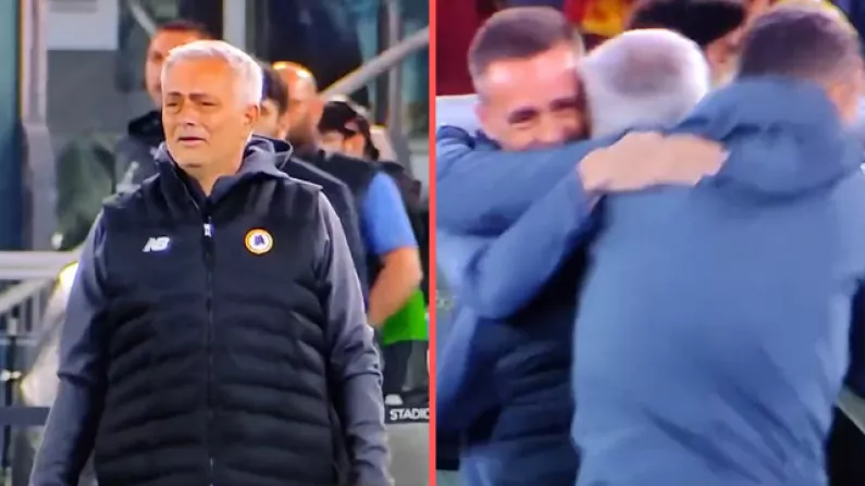 Jose Mourinho Was In Tears After Roma's Europa Conference League Semi-Final Win
