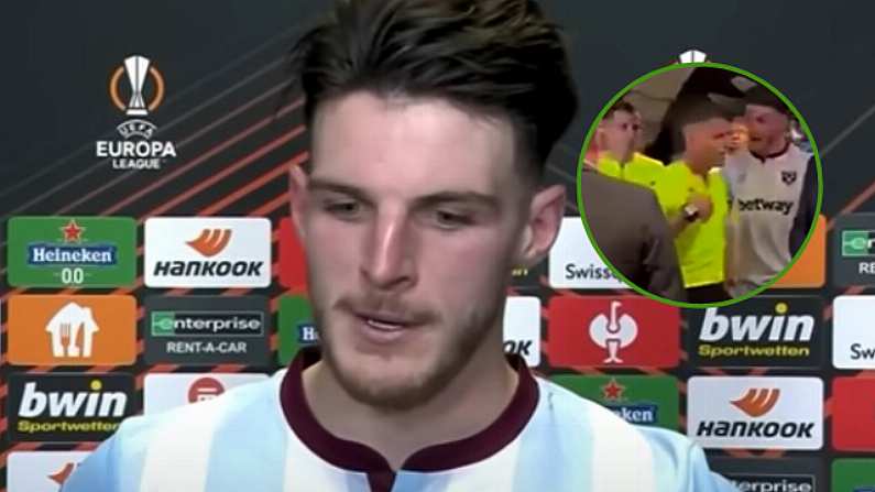 'F****ing Corruption': Declan Rice Blasts Refs In Sweary Tunnel Rant