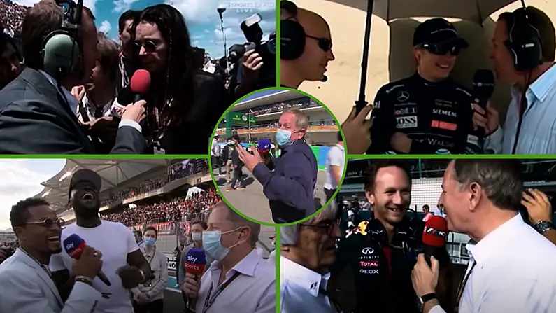 Miami 2022 Wasn't The First Hilarious Martin Brundle Grid Walk Moment