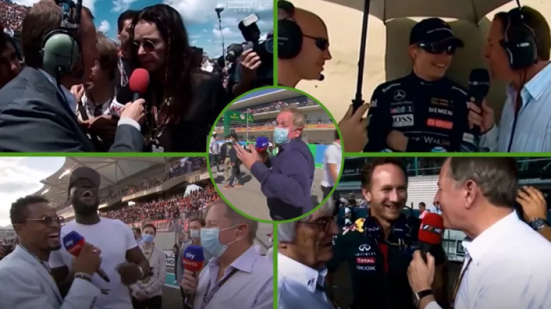 Miami Wasn't The First Hilarious Martin Brundle Grid Walk Moment