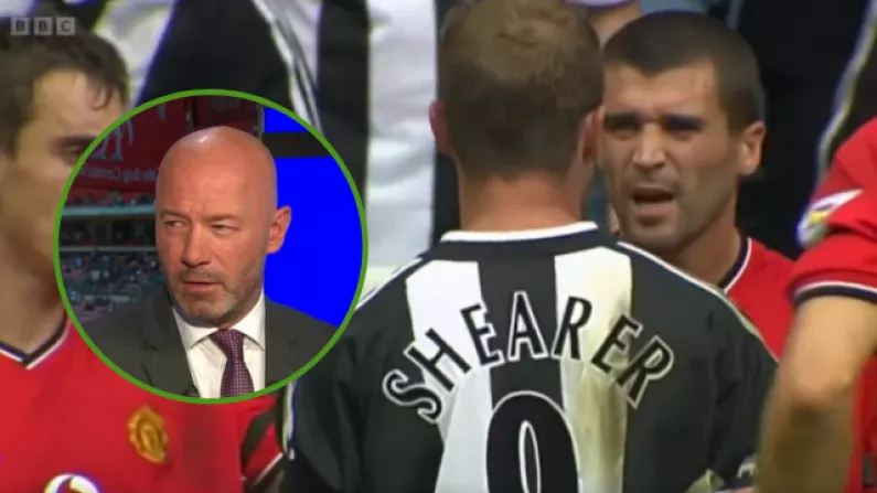 Alan Shearer Says Roy Keane "Ran Away" From Him After Famous Clash
