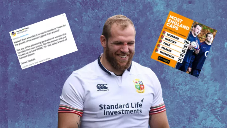 Twitter Turns On James Haskell After Disrespectful Comments Towards Women's Rugby