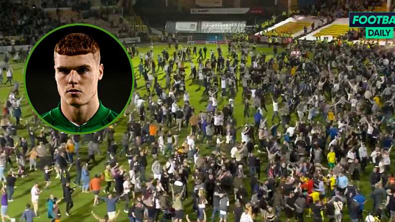 Jake O'Brien Among Swindon Players Targeted By Port Vale Pitch Invasion