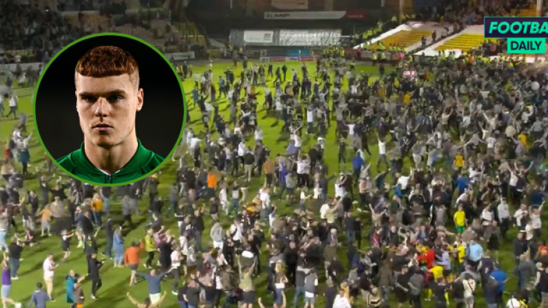 Jake O'Brien Among Swindon Players Targeted By Port Vale Pitch Invasion