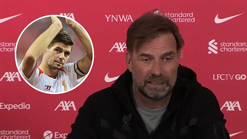 Jurgen Klopp Thinks Liverpool Allegiance Gives Steven Gerrard Extra Final Day Motivation