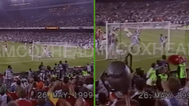 Watch: Remarkable Fan Footage Emerges Of Manchester United's Famous 1999 Nou Camp Comeback