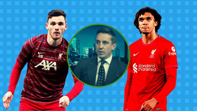 Andy Robertson Admits Throwing Digs At Alexander-Arnold Over Gary Neville Comment